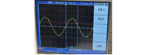 Oscilloscope waveform screenshot
